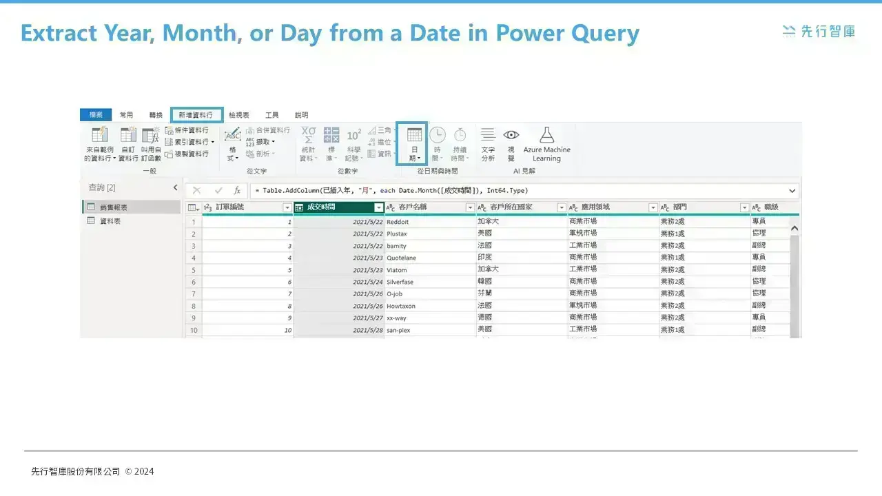Teach you how to quickly create a default Date slicer in Power BI