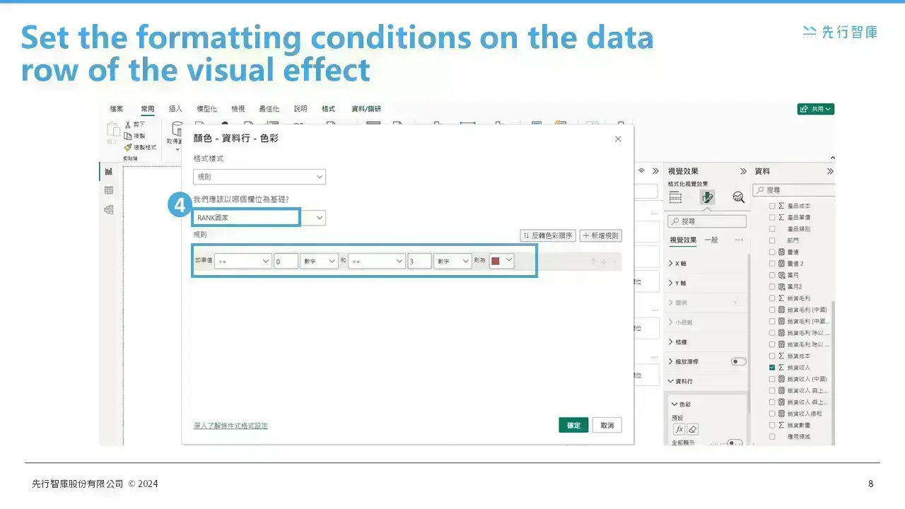 Shows you how to use Power BI highlight to emphasize the top three colors in a chart (4)