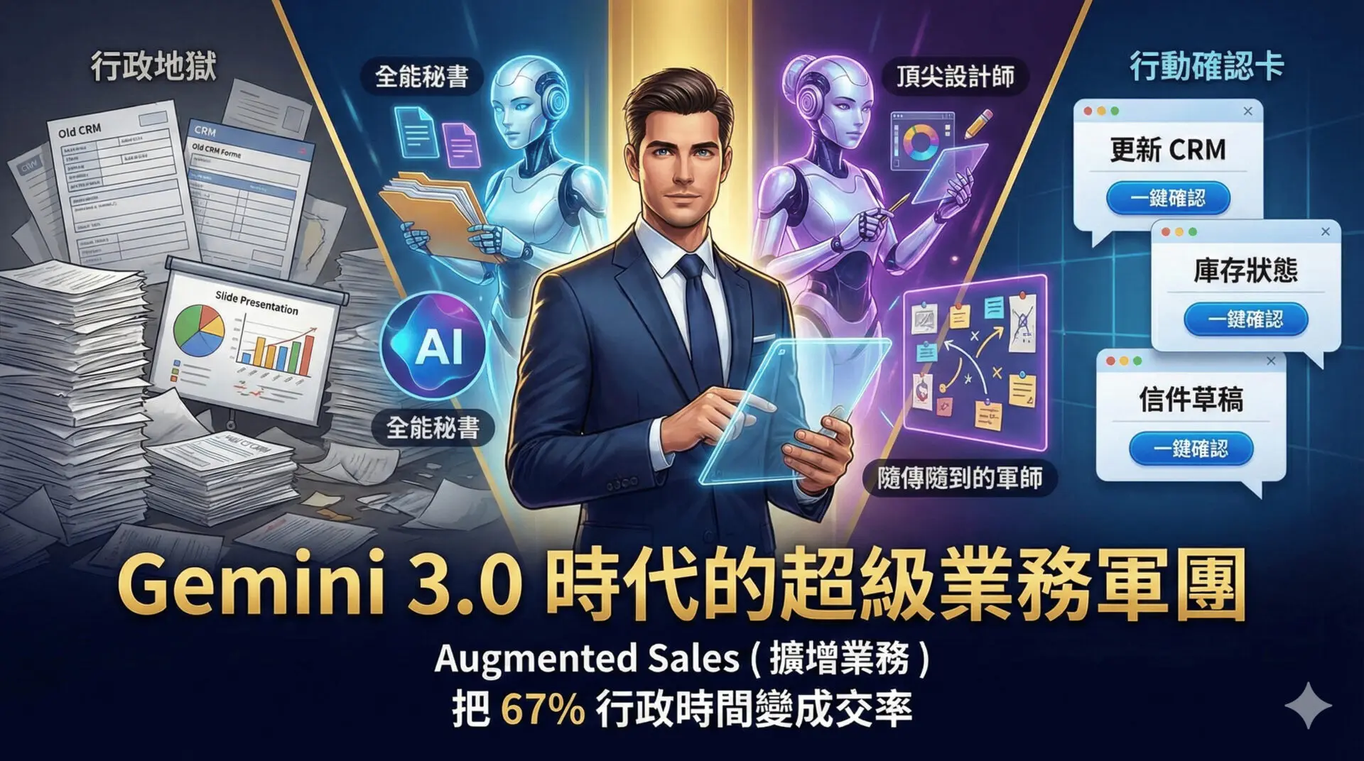 Gemini 3.0 時代的超級業務軍團：打造「零行政瑣事、高成交率」的銷售機器